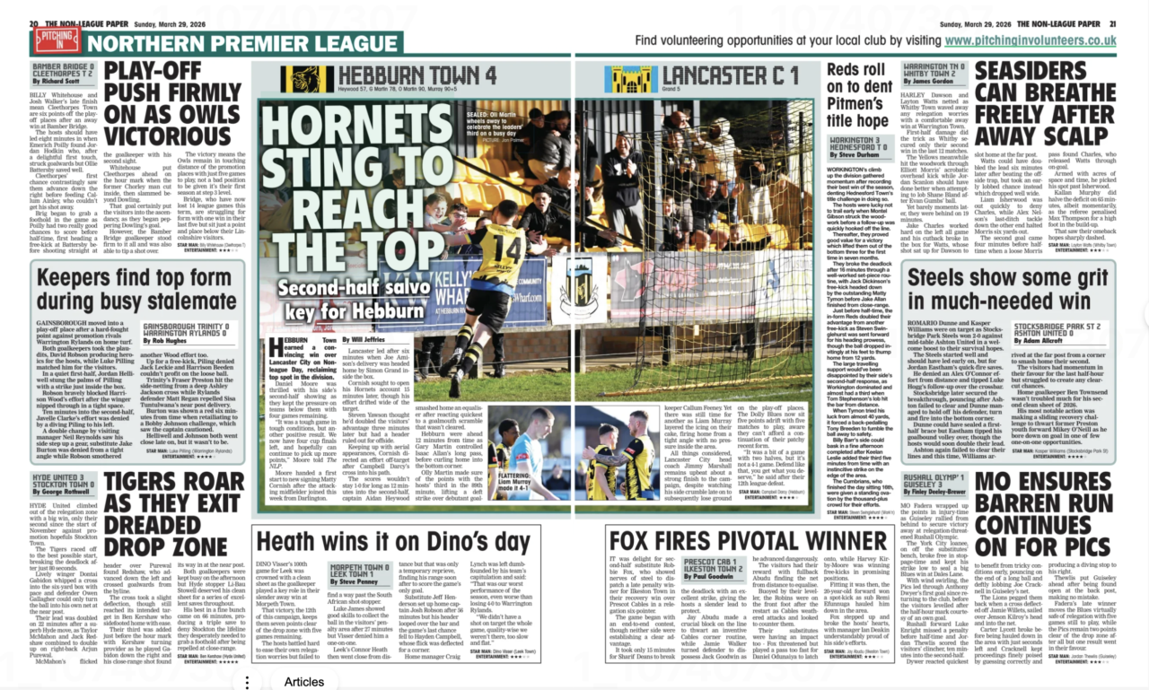 Image of coverage in The Non-League Football Paper issue 157